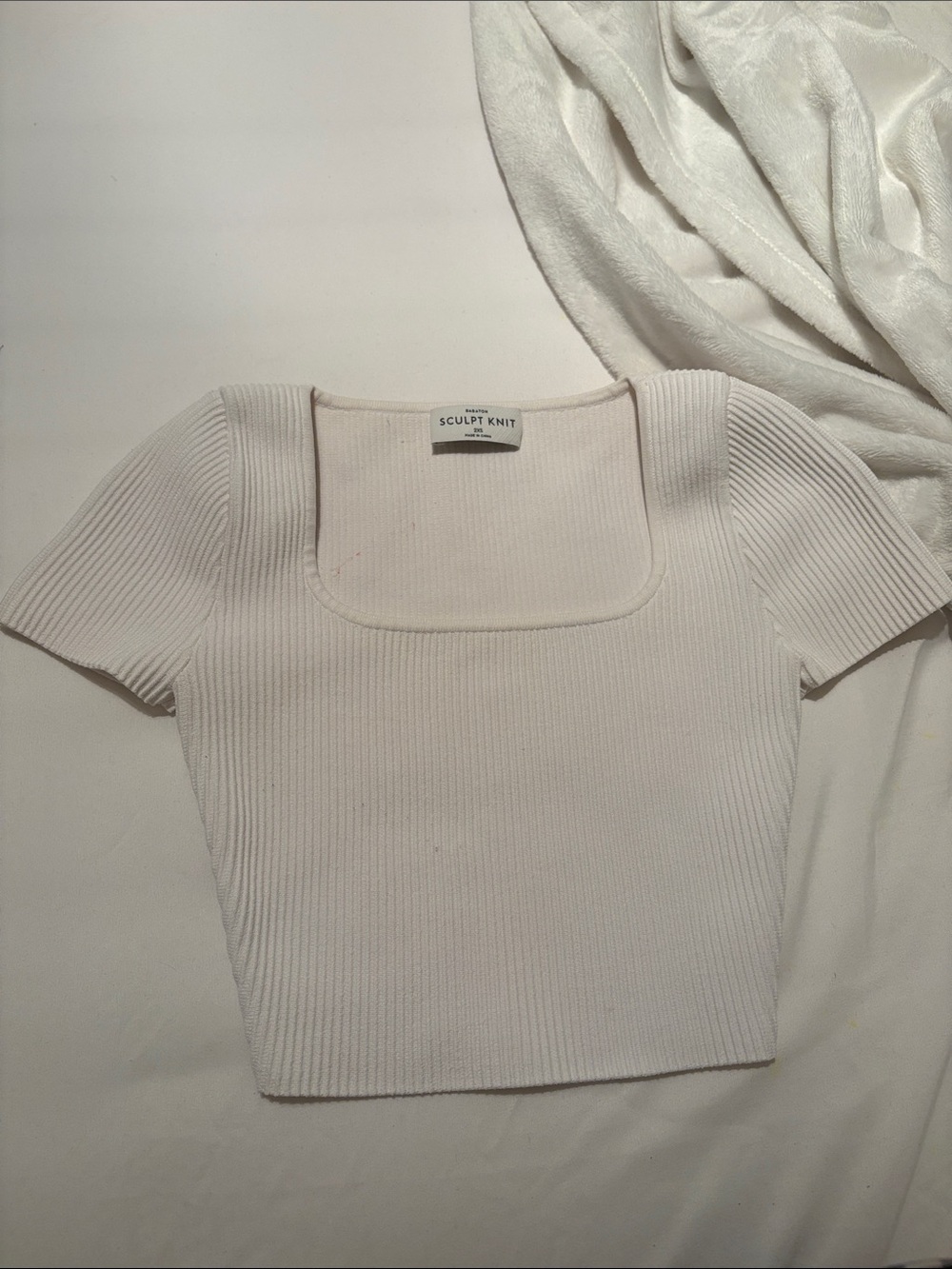 Aritzia Sculpt Knit Squareneck Top